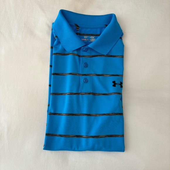 Under Armour Men’s Blue Golf Shirt - Picture 4 of 5